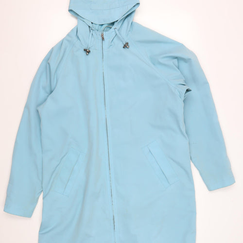 L.L. Bean Women's Blue Hooded Jacket, Size L