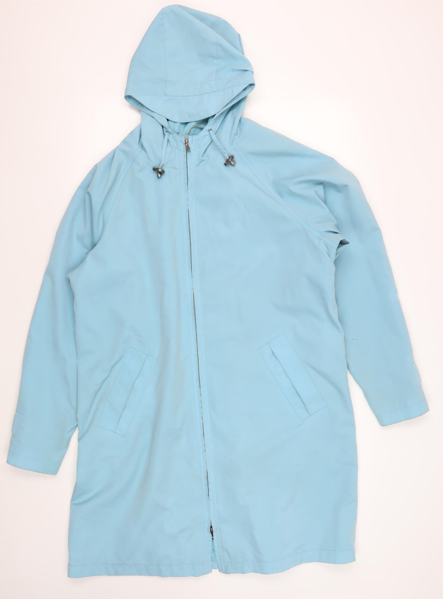 L.L. Bean Women's Blue Hooded Jacket, Size L