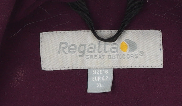 Regatta Women's Purple Fleece Jacket Size 16