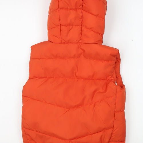 Marks and Spencer Boys Orange Puffer Jacket 6-7 Years
