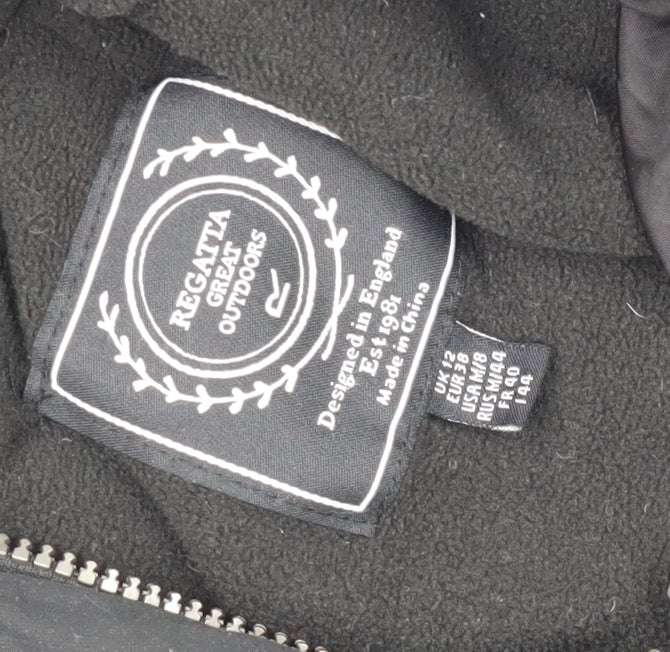 Regatta Women's Black Parka Jacket Size 12