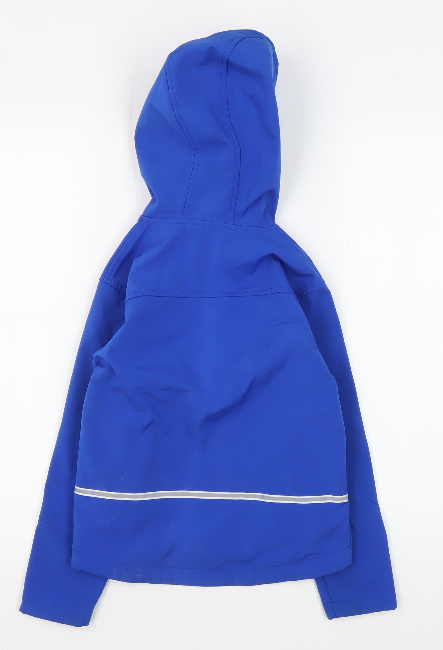 Result Boys Blue Hooded Softshell Jacket 7-8 Years