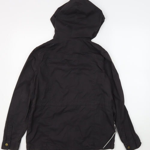 Gap Womens Black Parka Jacket, S, Hooded, Casual