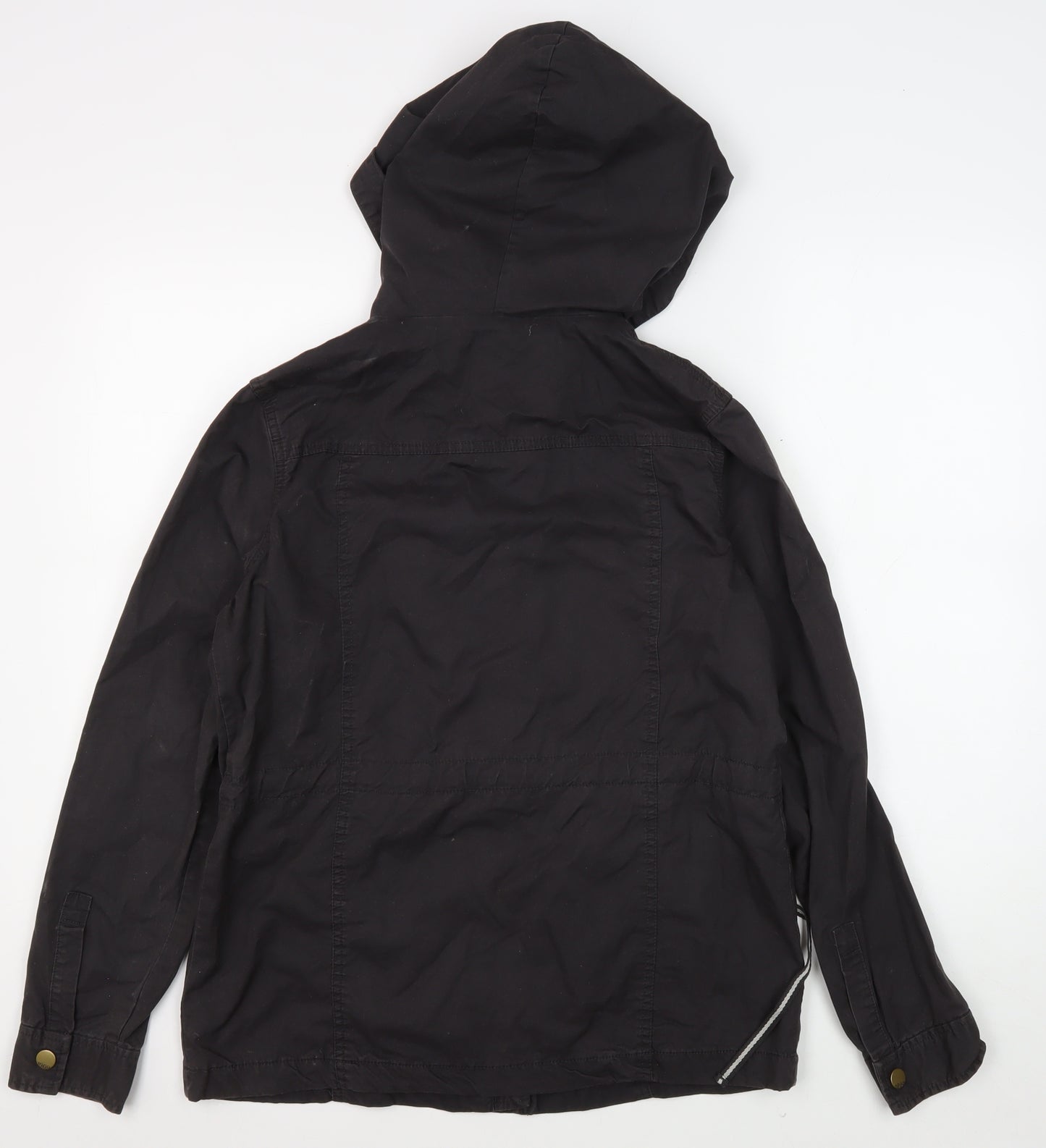 Gap Womens Black Parka Jacket, S, Hooded, Casual