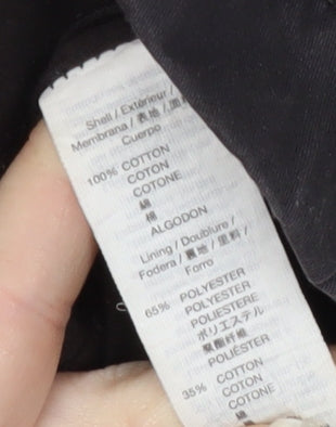 Gap Womens Black Parka Jacket, S, Hooded, Casual