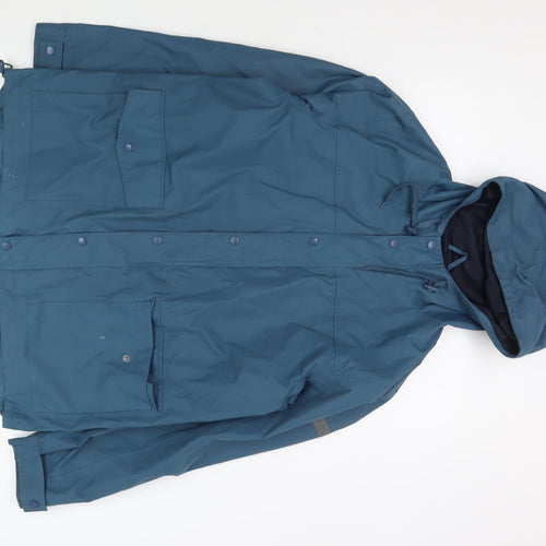 Cotton Traders Men's Blue Waterproof Anorak Jacket L