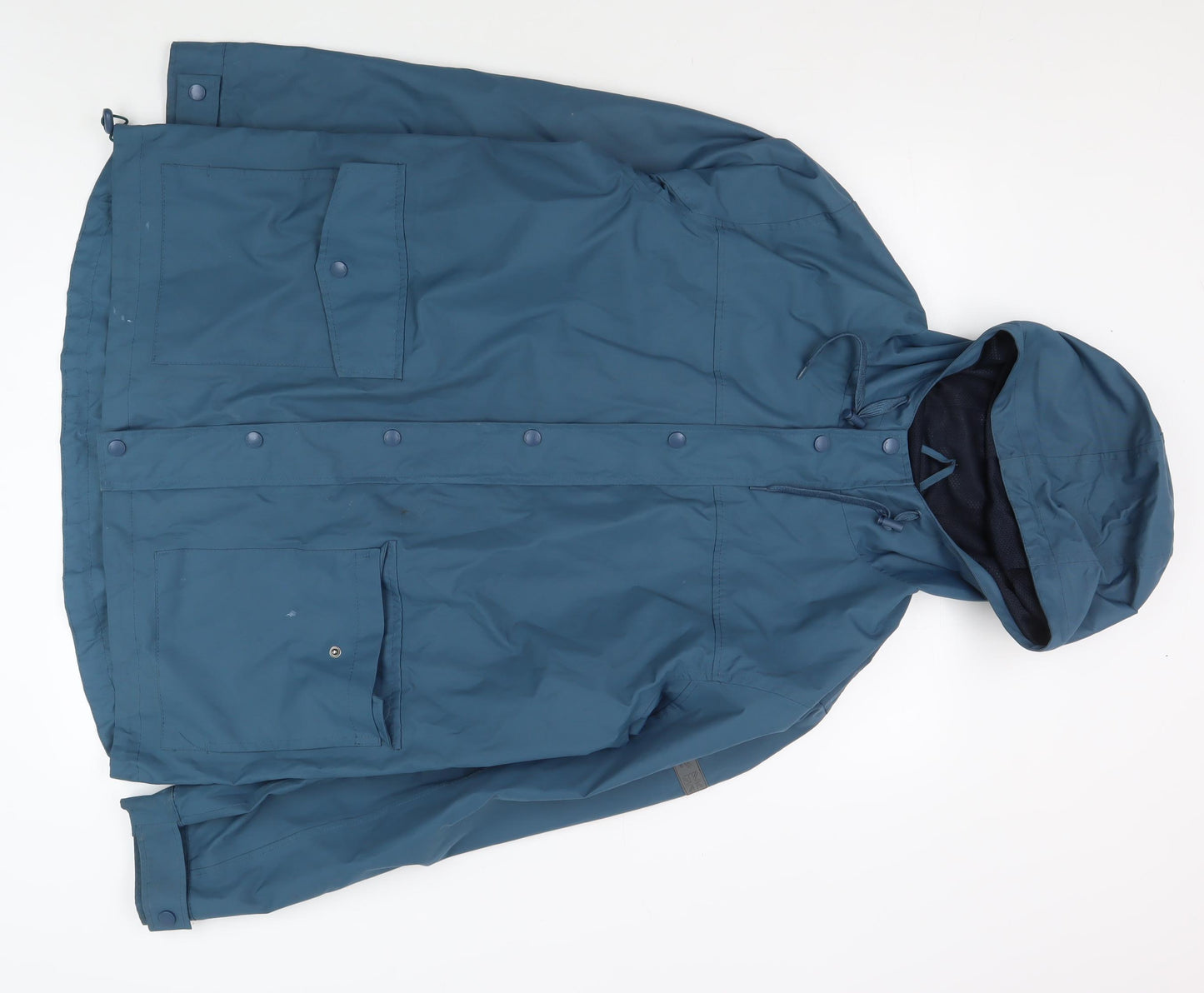 Cotton Traders Men's Blue Waterproof Anorak Jacket L