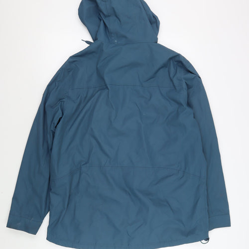 Cotton Traders Men's Blue Waterproof Anorak Jacket L