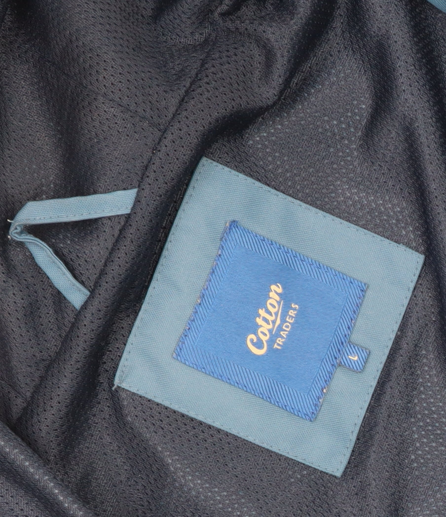 Cotton Traders Men's Blue Waterproof Anorak Jacket L