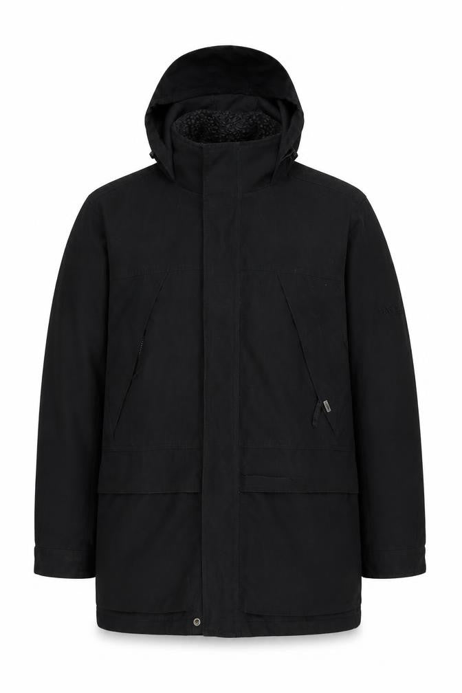 Front view of Maine New England Men's Black Jacket Small