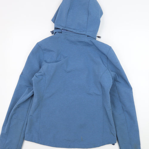 Trespass Women's Blue Soft Shell Jacket UK 12
