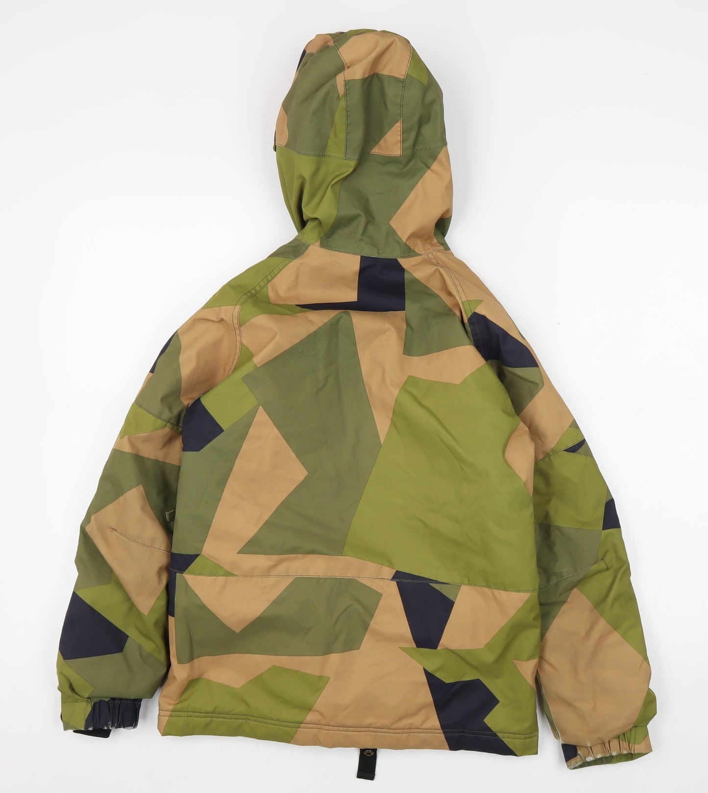 O'Neill Boys Green Ski Jacket, Size 12, Camouflage Design