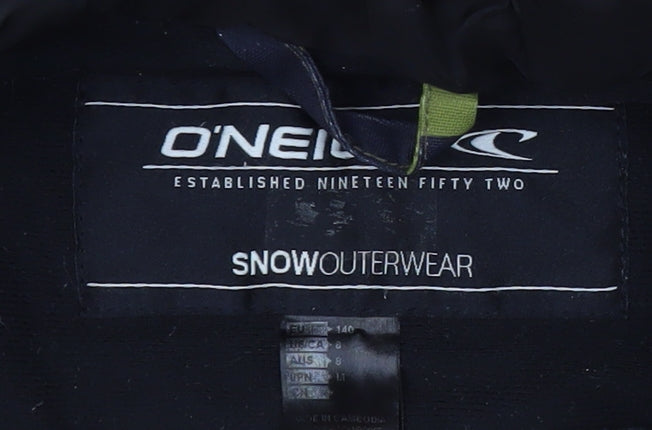 O'Neill Boys Green Ski Jacket, Size 12, Camouflage Design