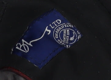 BH LTD Men's Black XL Overcoat Cotton Twill