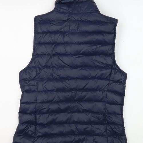 Gap Women's Blue Puffer Waistcoat S Regular Fit