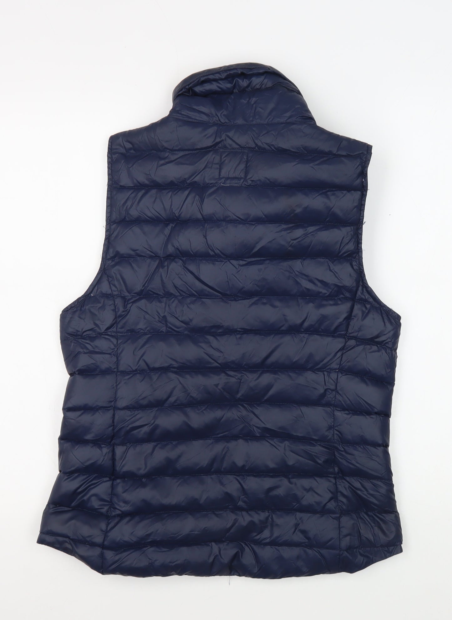 Gap Women's Blue Puffer Waistcoat S Regular Fit