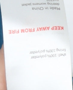 Mountain Essentials Women's Blue Hooded Jacket Size 18