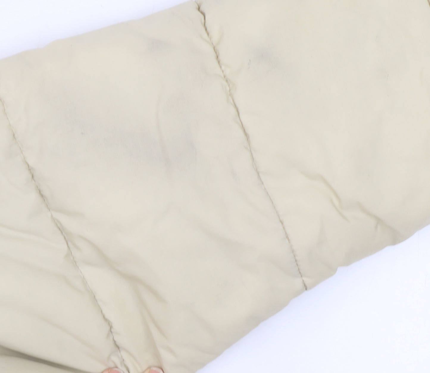 Schott NYC Men's Beige Puffer Jacket Size L