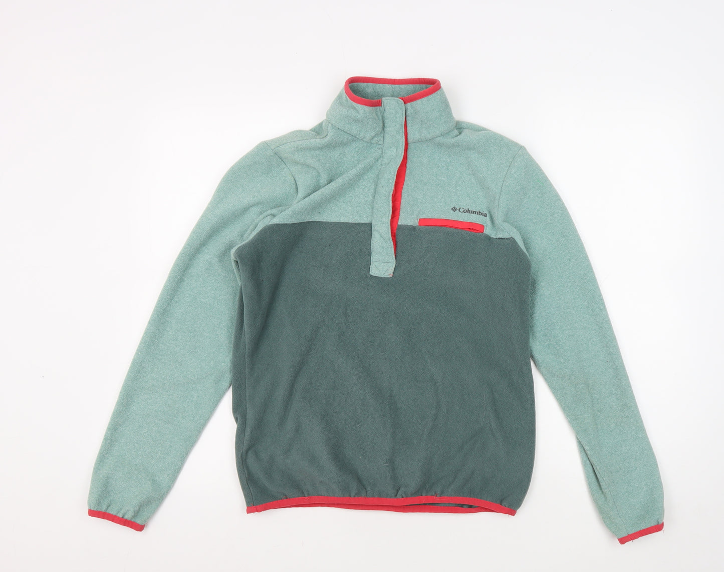 Columbia Women's Green Fleece Pullover Sweatshirt S