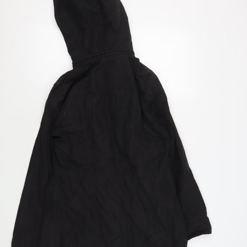 Marks and Spencer Women's Black Hooded Anorak Jacket Size 10