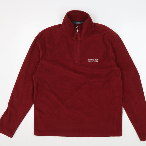 Regatta Men's Red Pullover Hoodie M with Logo Accent