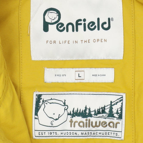 Penfield Unisex Yellow Windbreaker Jacket L