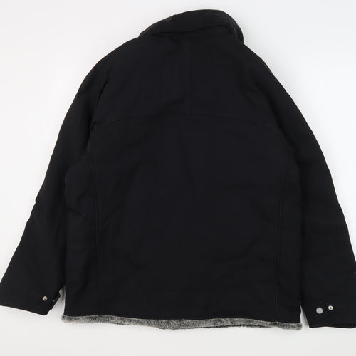 Quattro Women's Black Size 12 Basic Winter Jacket