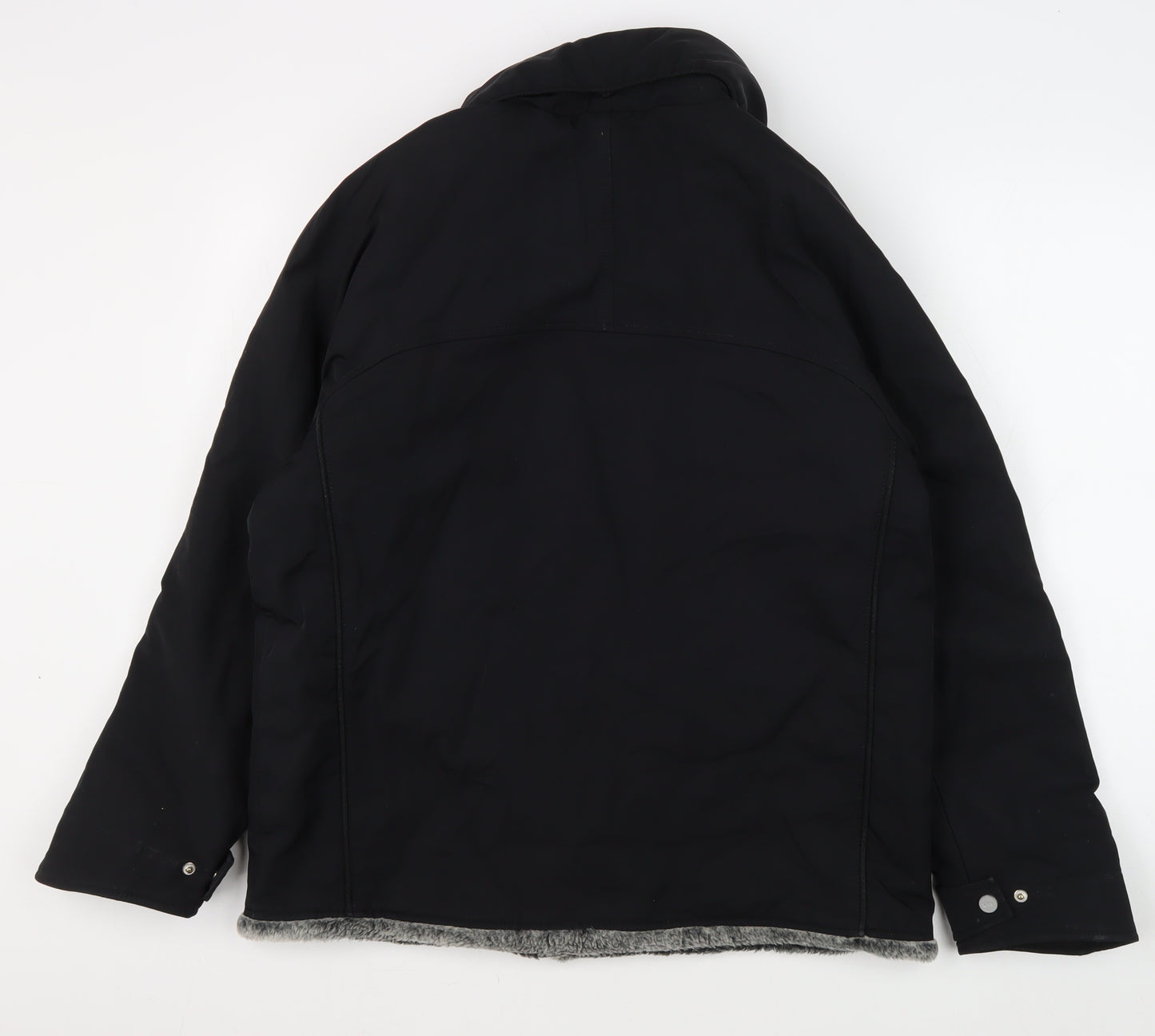Quattro Women's Black Size 12 Basic Winter Jacket