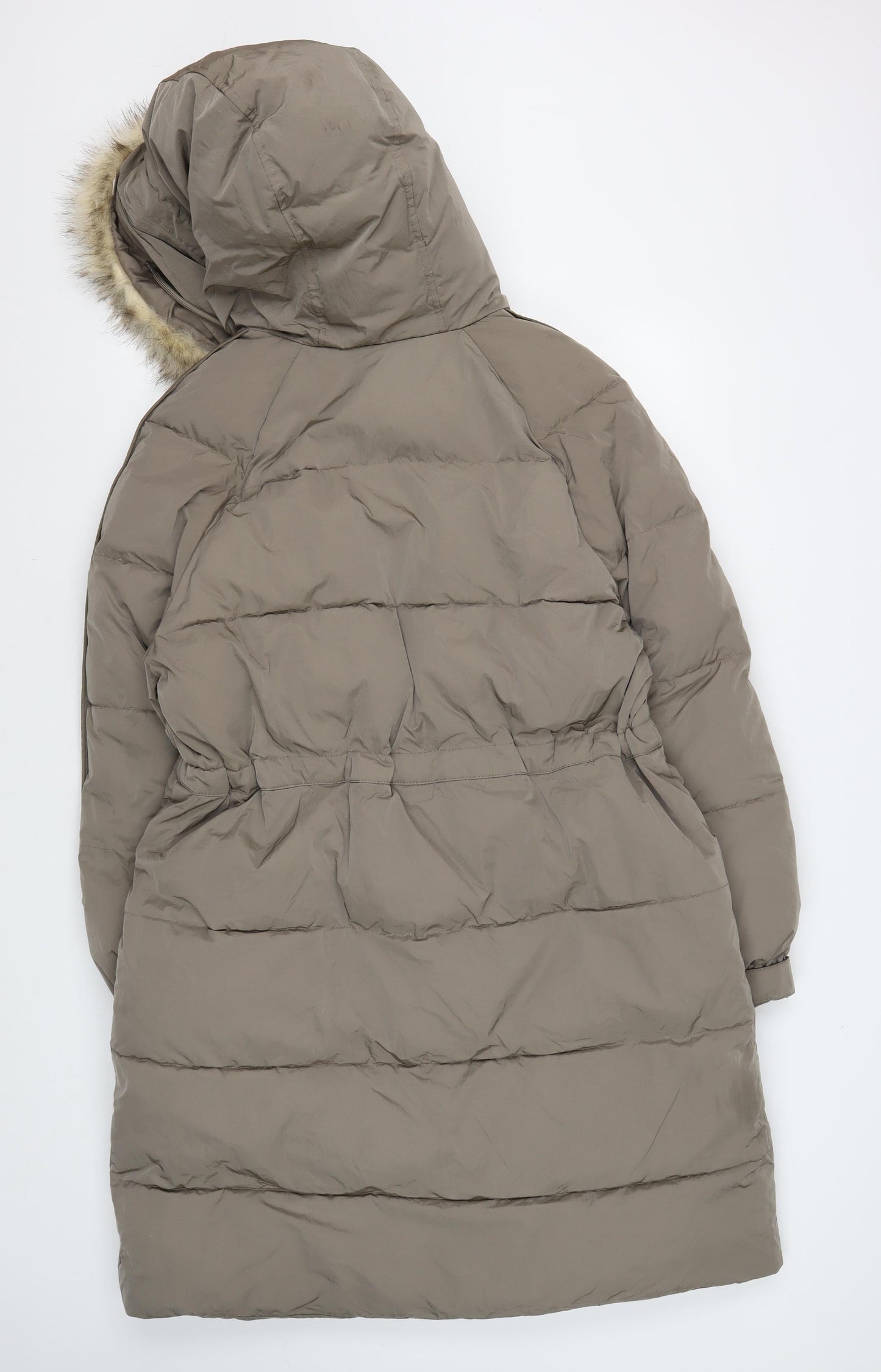 Marks and Spencer Brown Puffer Jacket, Size 14