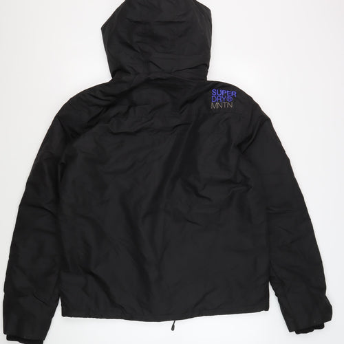 Superdry Men's Black 2XL Windbreaker Jacket