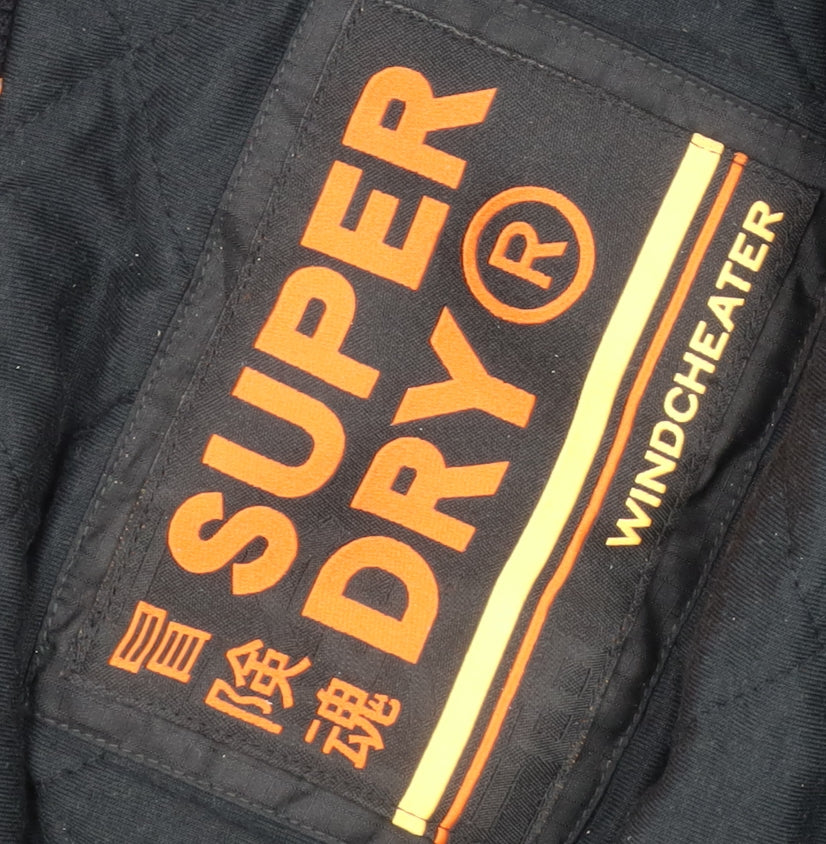 Superdry Men's Black 2XL Windbreaker Jacket