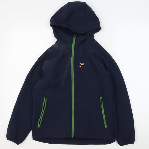 Sprayway Boys Blue Basic Activewear Jacket 10-11 Years