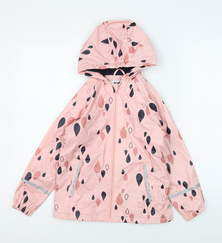 Lupilu Pink Girls Rain Coat 6-8 Years