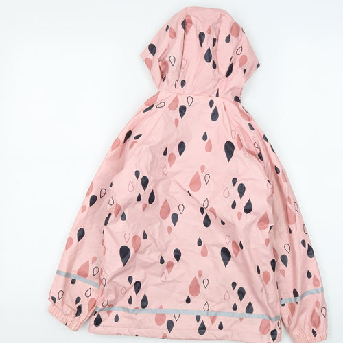 Lupilu Pink Girls Rain Coat 6-8 Years