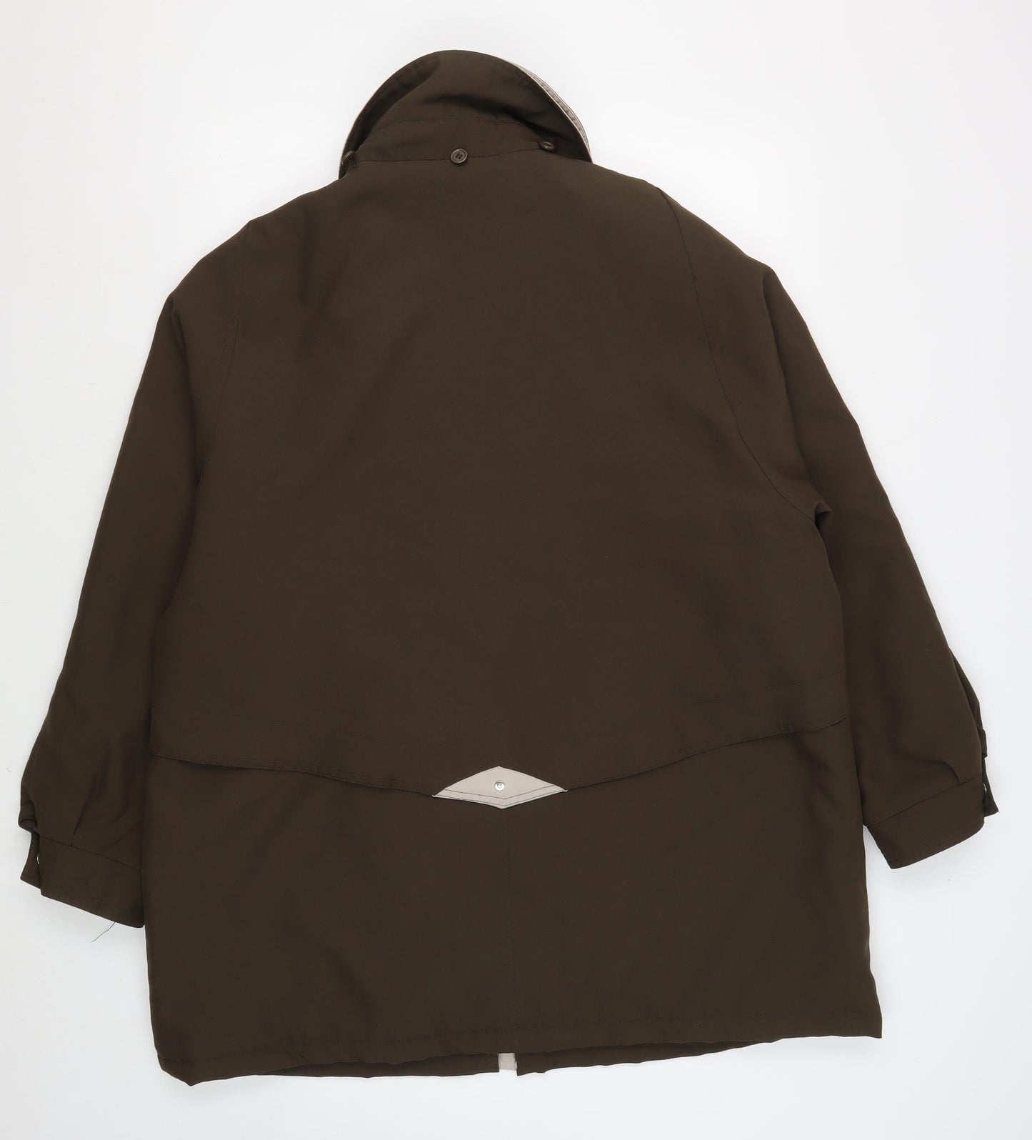 David Barry Brown Polyester Women's Regular Jacket