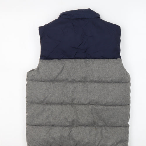 Gap Boys Blue Grey Colourblock Bodywarmer 8-9 Years