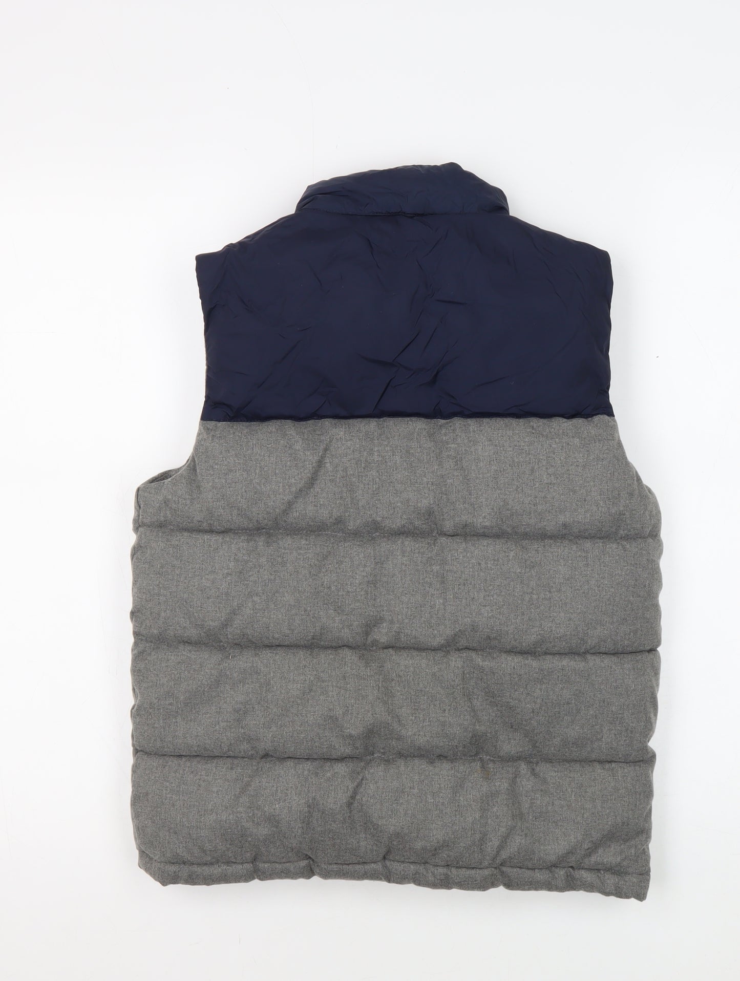 Gap Boys Blue Grey Colourblock Bodywarmer 8-9 Years