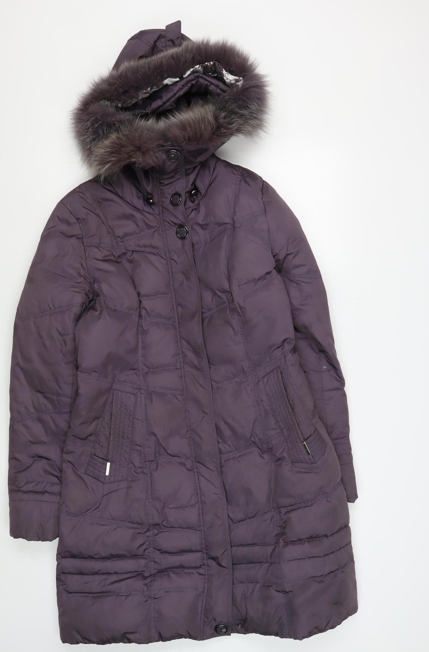 J.BAOL Women's Purple Puffer Jacket Coat Size 20