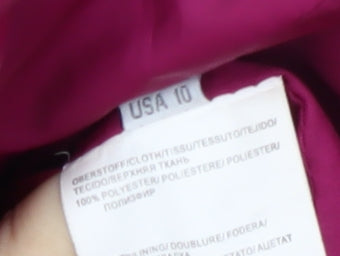 Cavita Women's Red Puffer Jacket Size 8 Casual