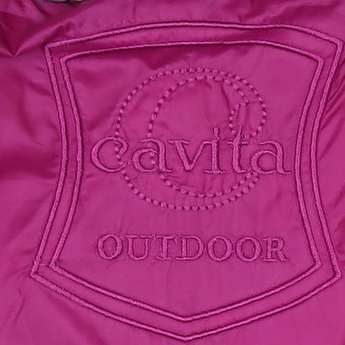 Cavita Women's Red Puffer Jacket Size 8 Casual
