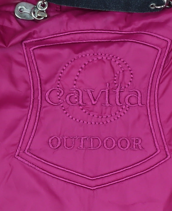 Cavita Women's Red Puffer Jacket Size 8 Casual