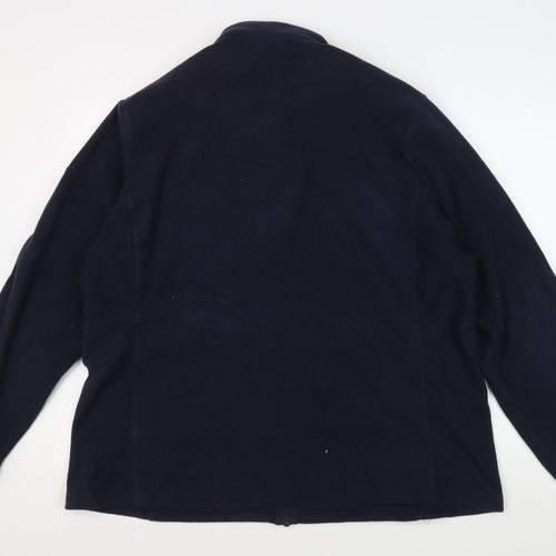 TOG24 Women's Blue Fleece Jacket Size 18