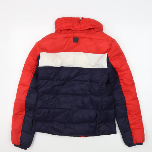 Marks and Spencer Women's Red Puffer Jacket Size 8