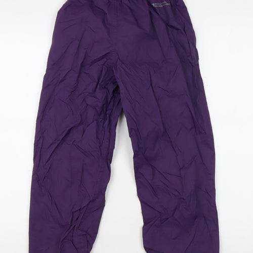 Mountain Warehouse Girls Purple Rain Trousers 9-10 Years