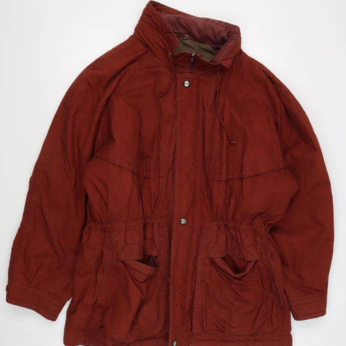 Stillwater Brown L Hooded Parka Coat Unisex