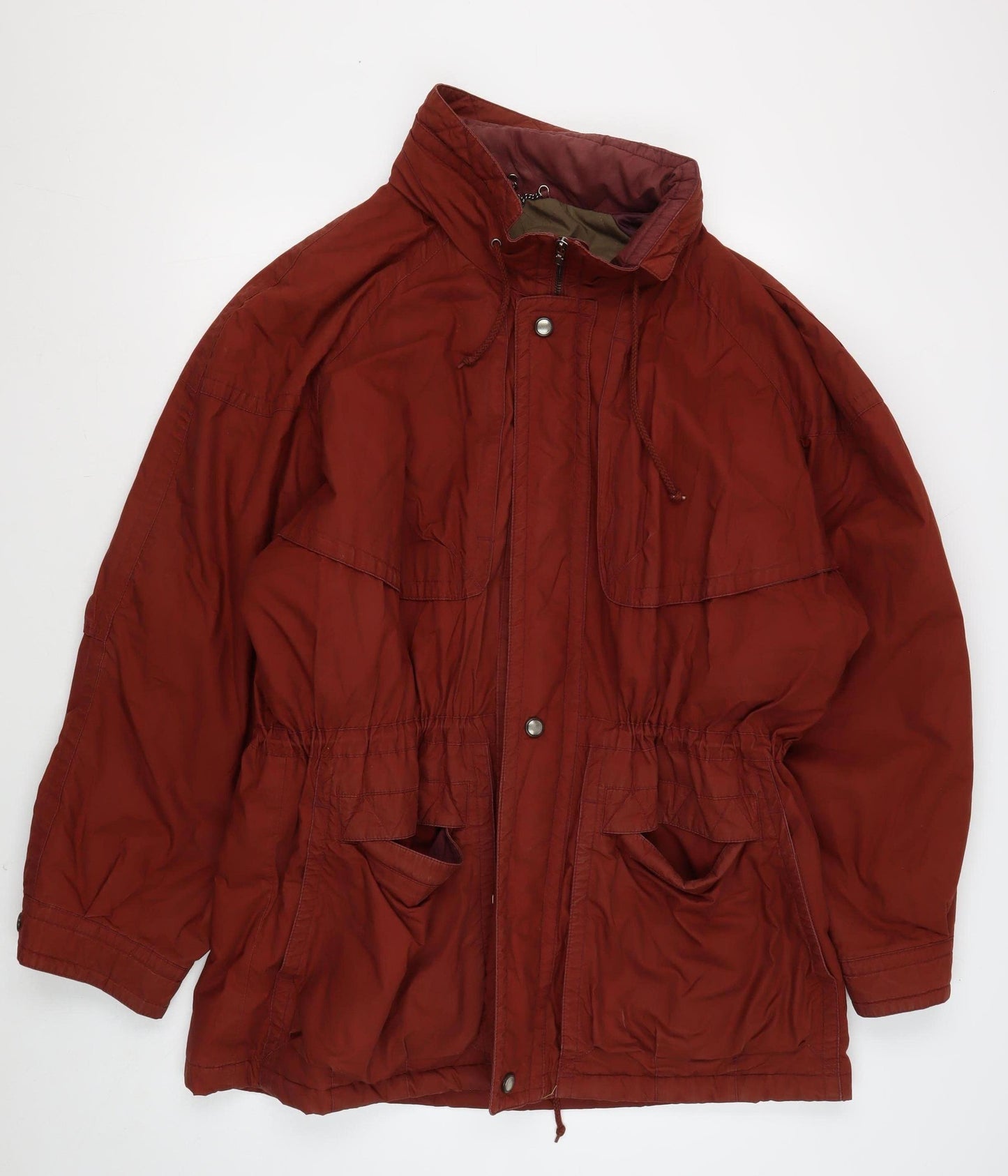 Stillwater Brown L Hooded Parka Coat Unisex