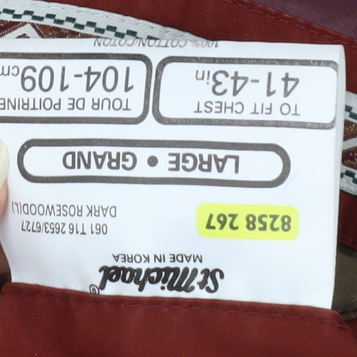 Stillwater Brown L Hooded Parka Coat Unisex