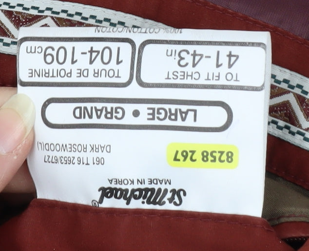 Stillwater Brown L Hooded Parka Coat Unisex