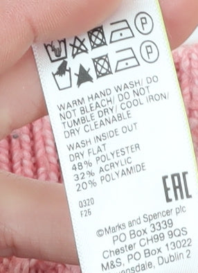 Marks and Spencer Women's Pink Cardigan, Size 14