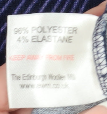 Isle Collection Women's Blue Cowl Neck Top, Size 22